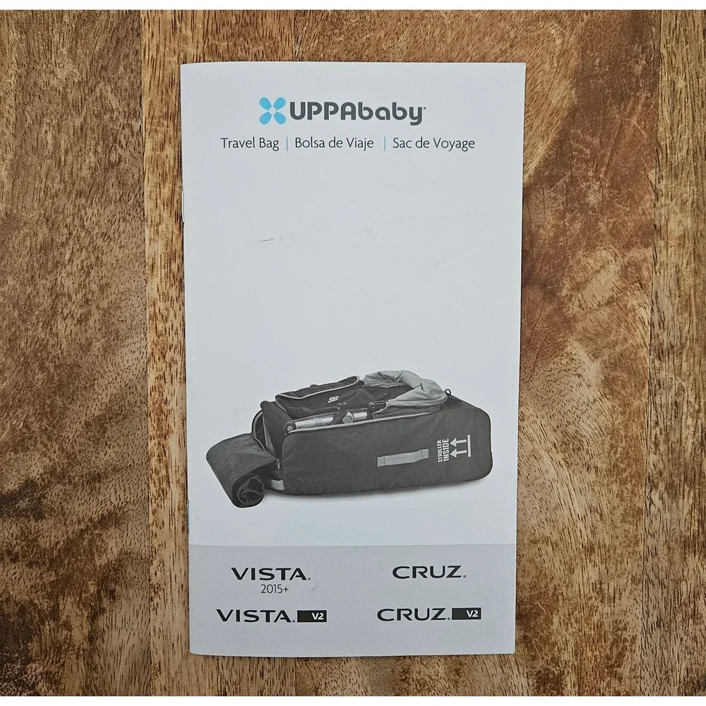 UPPAbaby Stroller Travel Bag Wheels 0920-STB-WW TravelSafe Storage Vista Cruz V2